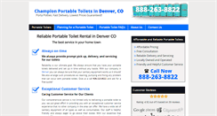 Desktop Screenshot of portabletoiletsdenverco.com
